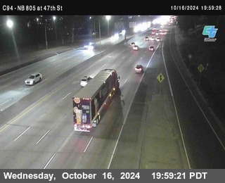 (C094) NB 805 : 47th Street (on ramp)