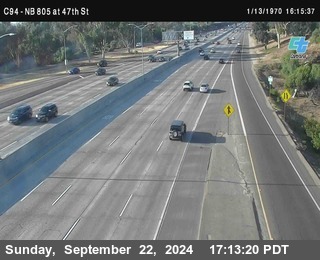 (C094) NB 805 : 47th Street (on ramp)