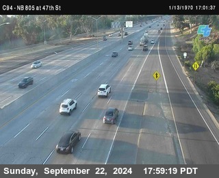 (C094) NB 805 : 47th Street (on ramp)