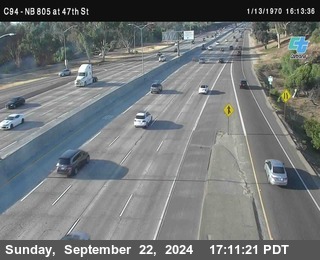 (C094) NB 805 : 47th Street (on ramp)