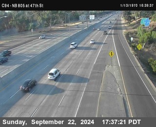 (C094) NB 805 : 47th Street (on ramp)