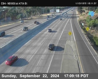 (C094) NB 805 : 47th Street (on ramp)