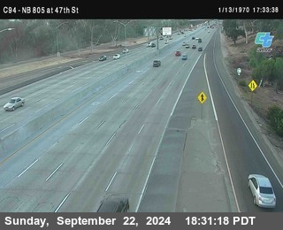 (C094) NB 805 : 47th Street (on ramp)