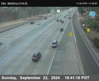 (C094) NB 805 : 47th Street (on ramp)