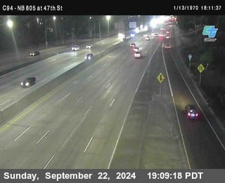 (C094) NB 805 : 47th Street (on ramp)