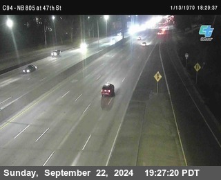 (C094) NB 805 : 47th Street (on ramp)