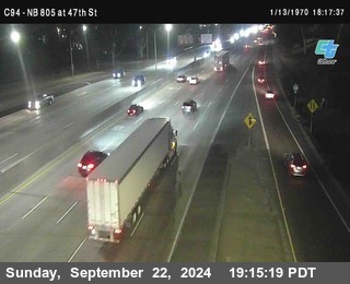 (C094) NB 805 : 47th Street (on ramp)