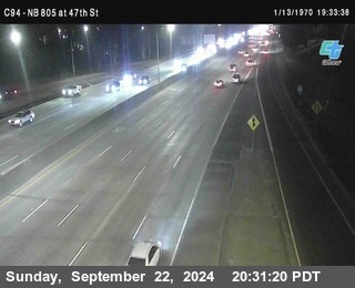 (C094) NB 805 : 47th Street (on ramp)