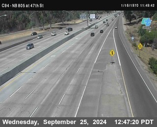 (C094) NB 805 : 47th Street (on ramp)