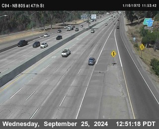 (C094) NB 805 : 47th Street (on ramp)