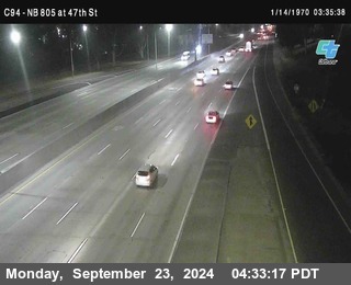 (C094) NB 805 : 47th Street (on ramp)