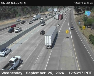 (C094) NB 805 : 47th Street (on ramp)