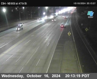 (C094) NB 805 : 47th Street (on ramp)