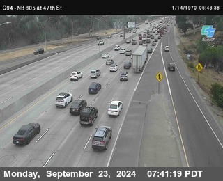 (C094) NB 805 : 47th Street (on ramp)