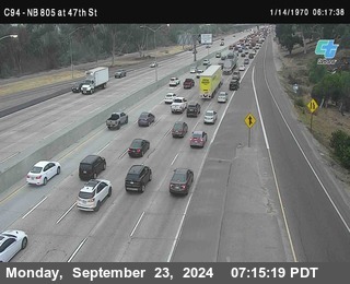 (C094) NB 805 : 47th Street (on ramp)