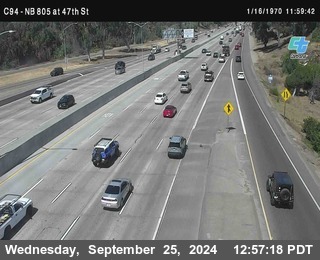 (C094) NB 805 : 47th Street (on ramp)