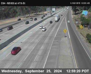 (C094) NB 805 : 47th Street (on ramp)