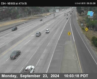 (C094) NB 805 : 47th Street (on ramp)