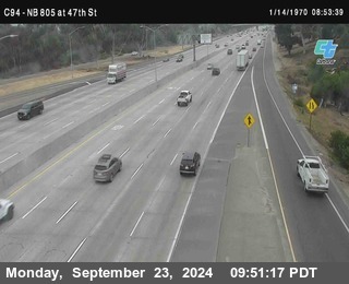 (C094) NB 805 : 47th Street (on ramp)