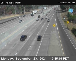 (C094) NB 805 : 47th Street (on ramp)