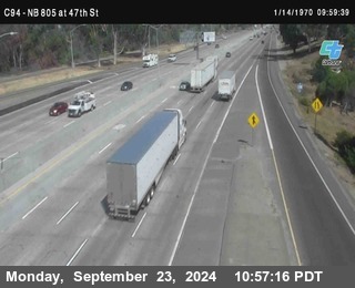 (C094) NB 805 : 47th Street (on ramp)