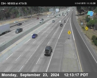 (C094) NB 805 : 47th Street (on ramp)