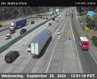 (C094) NB 805 : 47th Street (on ramp)