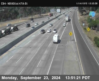 (C094) NB 805 : 47th Street (on ramp)