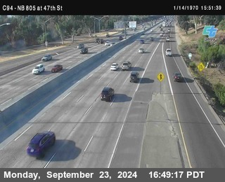 (C094) NB 805 : 47th Street (on ramp)