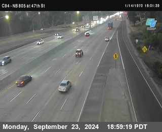 (C094) NB 805 : 47th Street (on ramp)