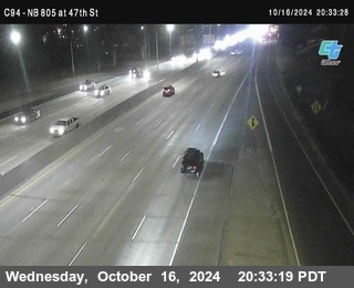 (C094) NB 805 : 47th Street (on ramp)