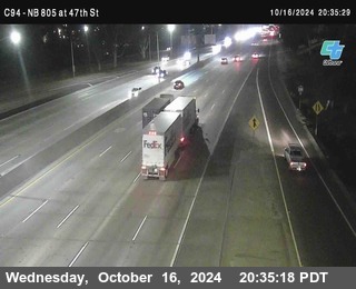 (C094) NB 805 : 47th Street (on ramp)