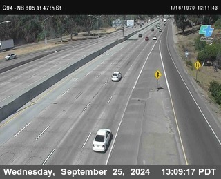 (C094) NB 805 : 47th Street (on ramp)