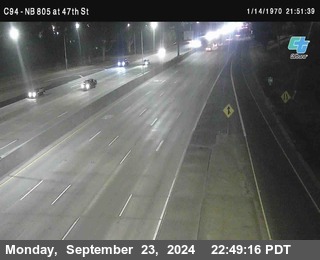 (C094) NB 805 : 47th Street (on ramp)