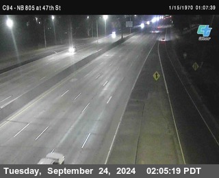 (C094) NB 805 : 47th Street (on ramp)