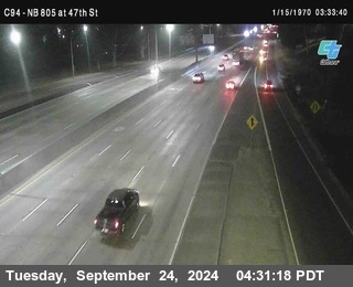 (C094) NB 805 : 47th Street (on ramp)