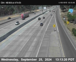 (C094) NB 805 : 47th Street (on ramp)