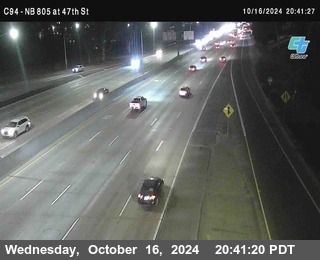 (C094) NB 805 : 47th Street (on ramp)