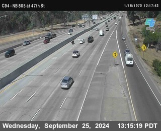 (C094) NB 805 : 47th Street (on ramp)