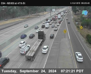 (C094) NB 805 : 47th Street (on ramp)