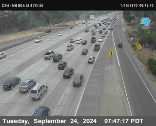 (C094) NB 805 : 47th Street (on ramp)