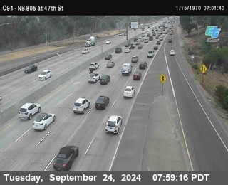 (C094) NB 805 : 47th Street (on ramp)