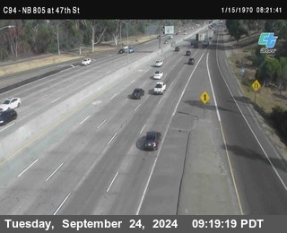 (C094) NB 805 : 47th Street (on ramp)