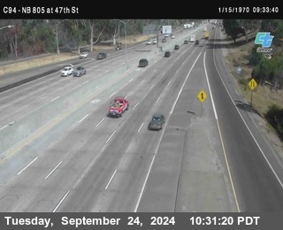 (C094) NB 805 : 47th Street (on ramp)