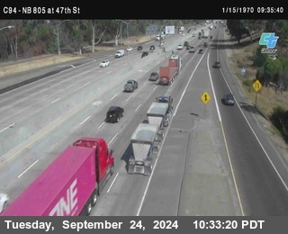 (C094) NB 805 : 47th Street (on ramp)