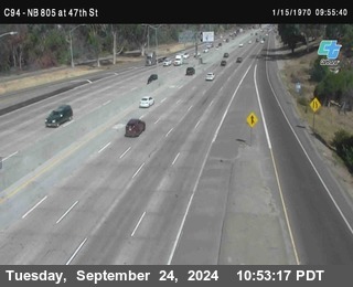 (C094) NB 805 : 47th Street (on ramp)