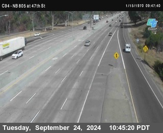 (C094) NB 805 : 47th Street (on ramp)