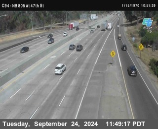 (C094) NB 805 : 47th Street (on ramp)