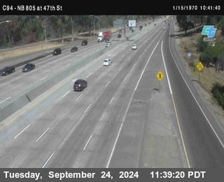 (C094) NB 805 : 47th Street (on ramp)