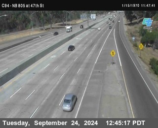 (C094) NB 805 : 47th Street (on ramp)